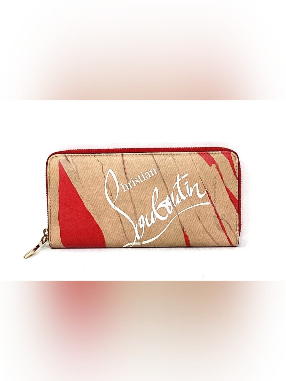 Christian Louboutin Panettone Kraft Leather Wallet